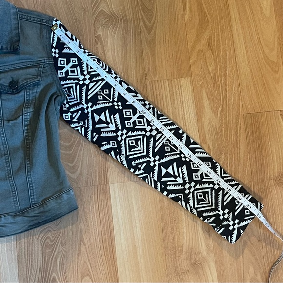 JESSICA SIMPSON-OLIVE GREEN ETHNIC DENIM JACKET - Picture 11 of 14